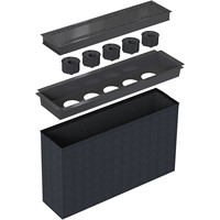 Axessline Conference - Kit inklusive 5 Powerdot 10, stora, svart
